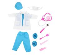 SOIMISS 1 Ensemble De Vêtements De Poupée Jeu De Rôle Habillage De Poupée Jeu De Rôle Habillage De Poupée Outils Et Accessoires De Médecin Équipement De Poupée De 18 Pouces