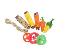 SOIMISS 1 Ensemble Jouets à Mâcher pour Petits Animaux de Jouets Dentaires pour Hamsters et Parfaits pour Comportement Destructeur et Jeu