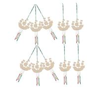 SOIMISS 1 Ensemble Kit de Bricolage de Mobile pour Garçon Fille de Décoration à Peindre de Voilier Accessoires pour Activités Intérieur Extérieur