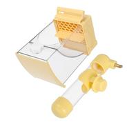 SOIMISS 1 Ensemble Mangeoire Automatique pour Oiseaux avec Design à Distributeur Eau pour Perroquets Accessoire Pratique pour Cages à Oiseaux Réduit Gaspillage Alimentaire et à de Cages