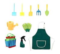 SOIMISS 1 Ensemble Outils de Jardinage Colorés pour Garçon Fille Kit de Jouets avec Arrosoir et Sac Outils de Jardinage Amusants pour Développer la Créativité Coordination Main Œil