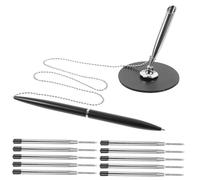 SOIMISS 1 Ensemble Stylo de Signature Rotatif avec Support de Recharges Outil Élégant pour Bureau et Banque Couleur Aléatoire