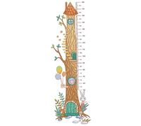 SOIMISS 1 Feuille Toise Murale Garçon Fille Autocollante Échelle de Amusante avec Animaux Forêt pour Décorer la Chambre et Mesurer Garçon Fille Arbre