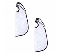 SOIMISS 1 Jeu Tablier De Shampooing Réglable avec Entonnoir pour Cheveux Outil De Beauté pour Capillaire Blanc 2 Pièces