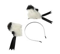 SOIMISS 1 Paire Coiffure Oreilles De Renard Cheveux Bijoux Pour Femmes Fournitures Oreille Pince À Cheveux En Peluche Bandeau Cheveux Décor Bijoux De Cheveux Barrettes Pour Femmes Chat