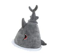 SOIMISS 1 Pc Couvre-chef De Requin Chapeau D'enfant, Requin Liasses Rocher Gonflable De Requin Animaux Chapeau De À Thème Jouets Dessin Animé Grey Peluche Et Coton Pp