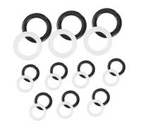SOIMISS 10 Paires entretoise de cheville de guitare bague tuner accordeurs chevilles petit joint de guitare entretoise d'accordeur professionnel accessoire de guitare Métal