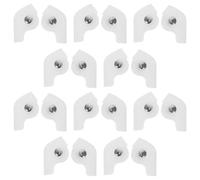 SOIMISS 10 Paires Renforts de Doublure de Baskets, Protections de Col de Chaussures de Sport, Noir, Plastique et Métal, Anti-abrasion, pour Sport, Athlètes et Utilisateurs Occasionnels