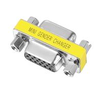 SOIMISS 10 pièces Adaptateur Coupleur Vga Femelle-Femelle Broches Mini Convertisseur Compact pour Extension Câble Vidéo Compatible Bureau et Maison