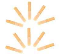 SOIMISS 10 Pièces Anches de Clarinette Force 1.0 en Matériau Naturel pour Instrument de Musique avec Boîte de Rangement Pratique et Résistance Fiable pour Jeu Précis