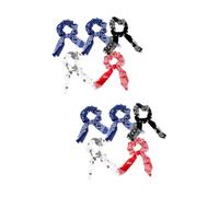 SOIMISS 10 Pièces bande de cheveux de fille barrettes barettes hair toppers bande de cheveux bowknot bandeau d'impression bandeau cheveux accessoire cheveux Couvre-chefs à nœud