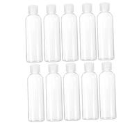 SOIMISS 10 pièces Bouteilles de Voyage Plastique de Flacons Rechargeables pour Shampooing Lotion et Cosmétiques Transparent et pour Camping et Voyage