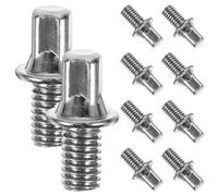 SOIMISS 10 Pièces Drum Set Pedal Screws Zinc Alloy Replacement Fixing Screws For Bass Drum Hardware Compatible With Multiple Brands