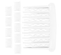 SOIMISS 10 pièces Lot de Peignes Transparents Plastique Dents pour Accessoires pour Chignons Épingles Décoratives pour Mariage et Usage