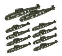 SOIMISS 10 pièces Maquettes sous-Marins Militaires Réalistes Décorations Miniatures pour Table de Sable Jouets Éducatifs Légers pour Collectionneurs