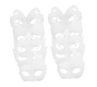 SOIMISS 10 Pièces Masques Papier Blanc à Peindre DIY Masques de Carnaval et Confortables Accessoires de Fête Mascarade pour Création Personnalisée