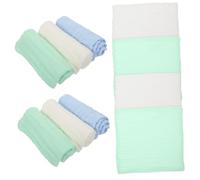 SOIMISS 10 pièces Muslin Burping Cloths Pure Cotton Washcloths For Newborns And Soft Breathable And Safe Handkerchiefs For Wiping Drool Face Cleaning Essential Towels