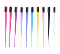 SOIMISS 10 pièces Set de Brosses Sourcils Multifonction à Double Embout Peigne et Brosse pour Maquillage et Coiffure Accessoire Professionnel et Débutant Poils Souples et Durables pour