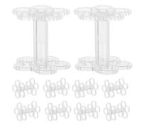 SOIMISS 10 Pièces Support Transparent pour Composition de Fleur, Vase,