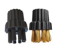 SOIMISS 10 pièces Têtes de Brosse pour Nettoyeur à Vapeur Accessoires Ménagers Brosse Multi-usage Lot Mixte Poils et Cuivre Résistantes et Polyvalentes pour Nettoyage Domestique