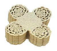 SOIMISS 100 Caissettes à Truffes en Papier Doré Festif, Coupelles Creuses pour Bonbons et Chocolats, Décorations pour Mariage et Fête, Emballages Individuels pour Pâtisserie, 100 Pièces