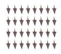 SOIMISS 100 Inserts Becs d'oiseaux en Plastique 11X20 MM Café, Accessoires Bricolage pour Figurines d'oiseaux Miniatures, Création Peluches Animaux, Pièces DIY pour Poupées et Jouets