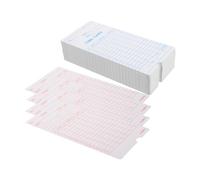 SOIMISS 100 pièces Cartes de Pointage pour Employés Fiches Assiduité Papier de Travail pour Bureaux et Restaurants