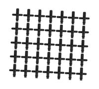 SOIMISS 100 pièces Connecteurs Barbelés pour Irrigation à Raccords Étanches Adaptés pour Tuyaux Jardin Pelouse Kit Arrosage Automatique Durable