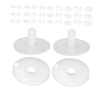 SOIMISS 100 Pièces Flexible Plastic Doll Joints for DIY Movable Puppet Skeletons Toy Connectors for Handmade Plush Bears and Animal Figures Assorted