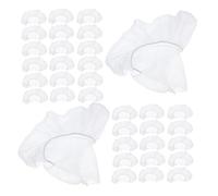 SOIMISS 100 pièces Housses Jetables Tissu Non Tissé pour Appuie-tête Massage Forme de U Protège-coussins pour Tables et Chaises de Massage Blanc Élastique Usage Unique pour Salons de