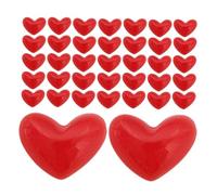 SOIMISS 100 Pièces Love Pendant Resin Heart Charms For Diy Crafts Small Flatback Necklace Embellishments For Romantic Jewelry And Home Decor