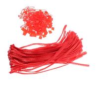 SOIMISS 100 pièces Sacs Réutilisables Maille Rouge Épais avec Filet Résistant pour Stockage Oignons Pommes de Terre Fruits Légumes Multifonction Paniers Organiseurs Cuisine Maison