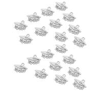 SOIMISS 100pièces Breloques Chapeau de Remise de Diplôme Pendentifs Année Bijoux Alliage DIY pour Accessoires