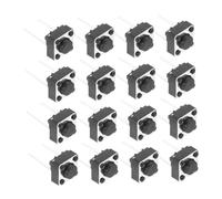 SOIMISS 100pièces Interrupteur Tactile Momentané Bouton-Poussoir pour Circuit Imprimé Micro-Tactile pour Jouets et Projets Électroniques