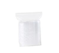 SOIMISS 100pièces Sachets Transparents Scellés Plastique Réutilisables avec Fermeture Éclair pour Rangement Objets Petits Et Distributeur Inclus