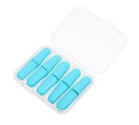 SOIMISS 10pcs Bouchons D'oreille Antibruit Réutilisables en Mousse à Mémoire de Forme avec Étui de Rangement, Filtrage Élevé du Bruit, Portable, pour Dormir et Espaces Bruyants