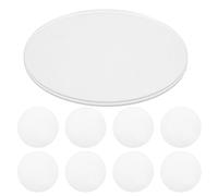 SOIMISS 10pcs Cache Ampoule en Acrylique Rond 2 Mm D'épaisseur pour Projecteurs Mr16gu10, Installation Simple et Design Moderne pour Éclairage Extérieur et Événements