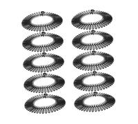 SOIMISS 10pièces Bandes De Cheveux Circulaires Extensibles Peignes Plastique Bandeaux Pour Cheveux