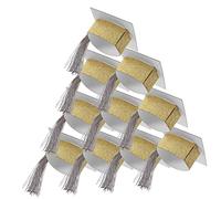 SOIMISS 10pièces Décoration De Remise De Diplôme Casquettes De Gobelet De Chapeau De Remise De Diplôme Housse De Gobelet De De Housse De De Mini Chapeau Accessoire De Vin