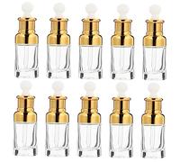 SOIMISS 10pièces Flacons Verre Avec Compte-gouttes Bouteilles Liquide Étanches Pour Huiles Essentielles Aromathérapie Et Voyage