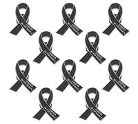 SOIMISS 10pièces Lot de Broches Oiseau Broche pour Robe et Chapeau Souvenir de Paix Métal Noir Accessoire pour Homme et Femme