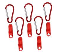 SOIMISS 10pièces Pince à Bâche Et Mousqueton Robuste pour Camping Auvent Et Tente Kit De Pinces De Fixation Coupe-Vent