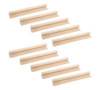 SOIMISS 10pièces Supports à Dominos Bois pour Jeux de Société Rangement de Dominos et Cartes Plateau de Jeu Naturel et Pratique