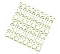 SOIMISS 110 pièces Clips Fixation Plantes Grimpantes Auto-adhésifs Plastique pour Support Muraux Vignes Jardin Vert Petits Moyens Grands