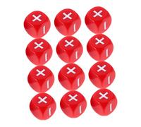 SOIMISS 12 Pièces Dés Mathématiques avec pour Addition et Soustraction Outils Pédagogiques pour Garçon Fille Jeux Éducatifs Classe Activités Ludiques Collaboratives