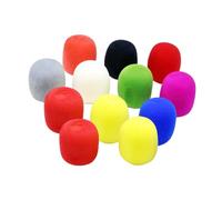 SOIMISS 12 pièces Housses Mousse Micro pour Microphone Standard Pare-brise Anti-vent Respirant Accessoires Remplacement Ktv et Scène Couleur Aléatoire Couleur Aléatoire