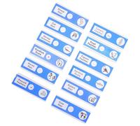 SOIMISS 12 pièces Lames Microscope Préparées Animaux pour Éducation Biologie Garçon Fille Plaquettes Plastique Étiquetées Échantillons Clairs pour Débutants et Cours à Domicile