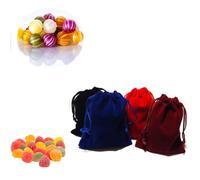 SOIMISS 12 Pièces Paquet en Flanelle à Cordon pour Bijoux et Bonbons, Pochette de Rangement Chic 9x12 Cm pour Fête et Mariage