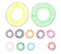 SOIMISS 12 pièces Peigne à Cheveux Extensible Propylène de Accessoires Colorés pour Perruques pour Types de Cheveux et Maintien Sécurisé des Couleur Aléatoire Couleur Aléatoire
