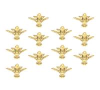 SOIMISS 12 Pièces Pied avec Vintage Or en de de Zinc Meuble Couleur Alliage Support Stable de Sol Classique et pour Boîte en Bois et Décoration Intérieure